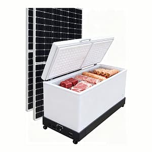 solar powered fridge with battery 600l