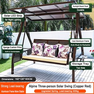 patio swing chair