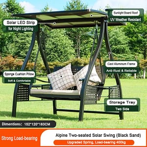 solar powered swing
