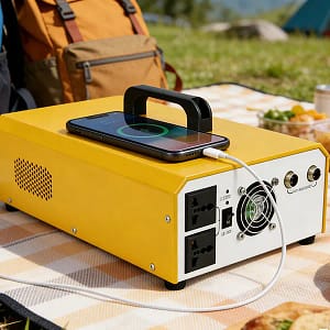 solar power station 512wh – 500w output with built in emergency ups for off grid use