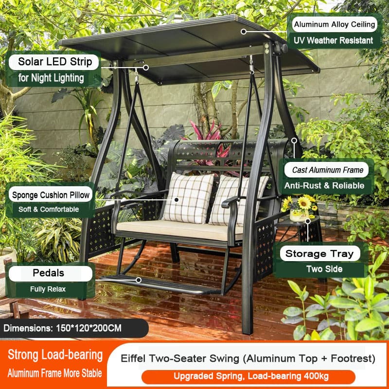 solar powered swing solar powered swing